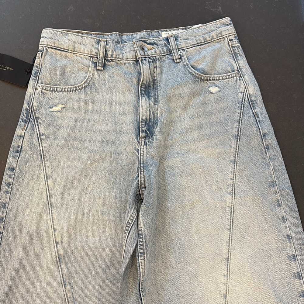 NWT Rag & Bone Sofie Splice High-Rise Jeans - Picture 5 of 10